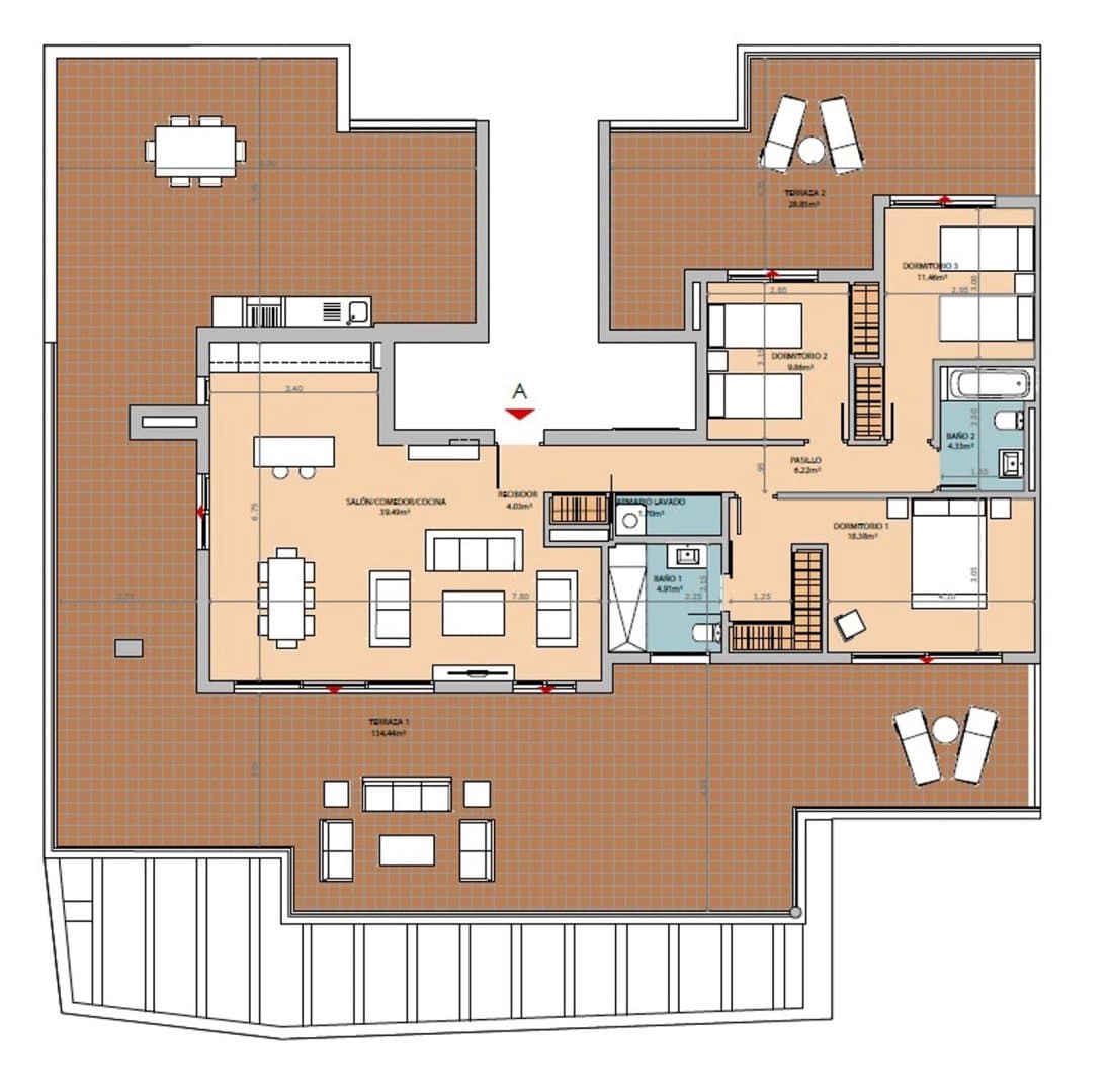 3 Zimmer Apartment zu verkaufen in Las Lagunas de Mijas mit Pool Garage - 697.700 € (Ref: 7430062)