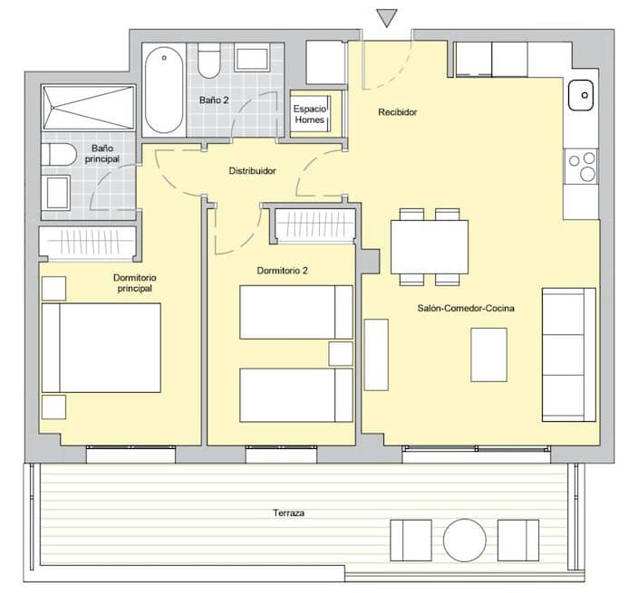 3 slaapkamer Appartement te koop in Estepona met zwembad garage - € 384.000 (Ref: 7448054)