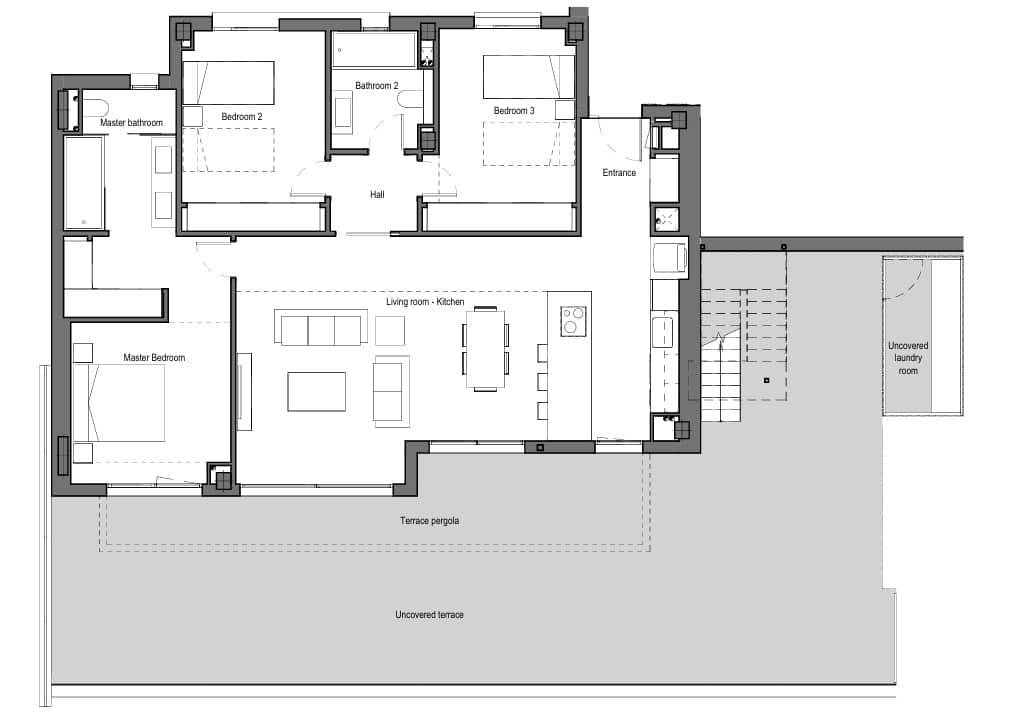 3 sypialnia Apartament na sprzedaż w Estepona z basenem - 1 300 000 € (Ref: 7448064)