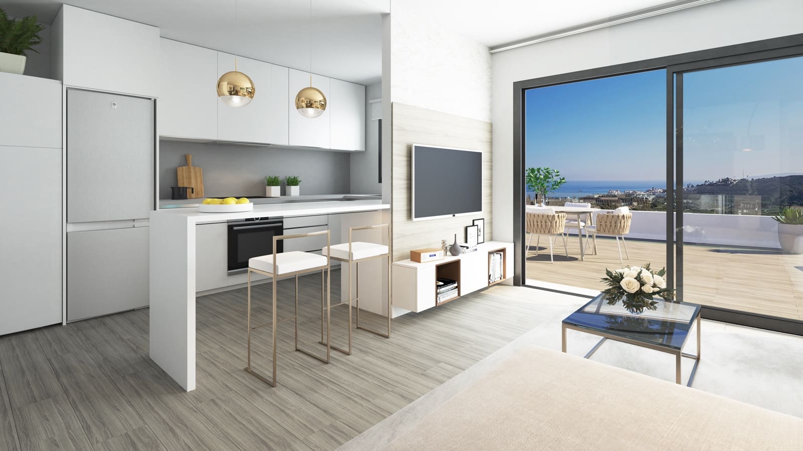 3 makuuhuone Huoneisto myytävänä paikassa Estepona mukana uima-altaan - 710 000 € (Ref: 7474193)