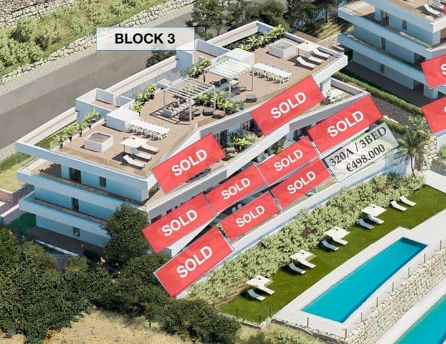 3 makuuhuone Huoneisto myytävänä paikassa Estepona mukana uima-altaan 
autotalli - 710 000 € (Ref: 7474193)
