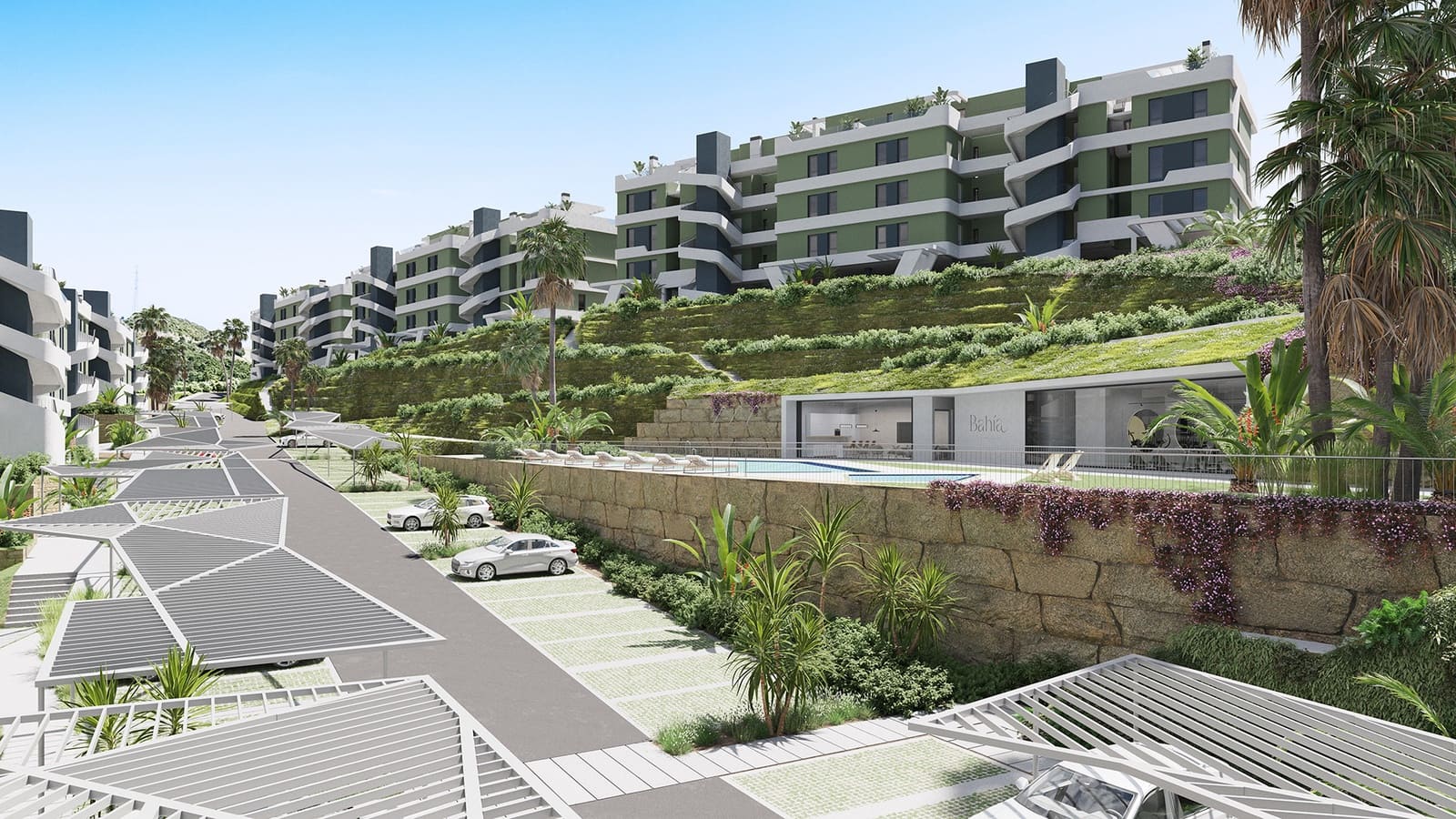 3 soveværelse Lejlighed til salg i Mijas med swimmingpool - € 440.000 (Ref: 7480942)