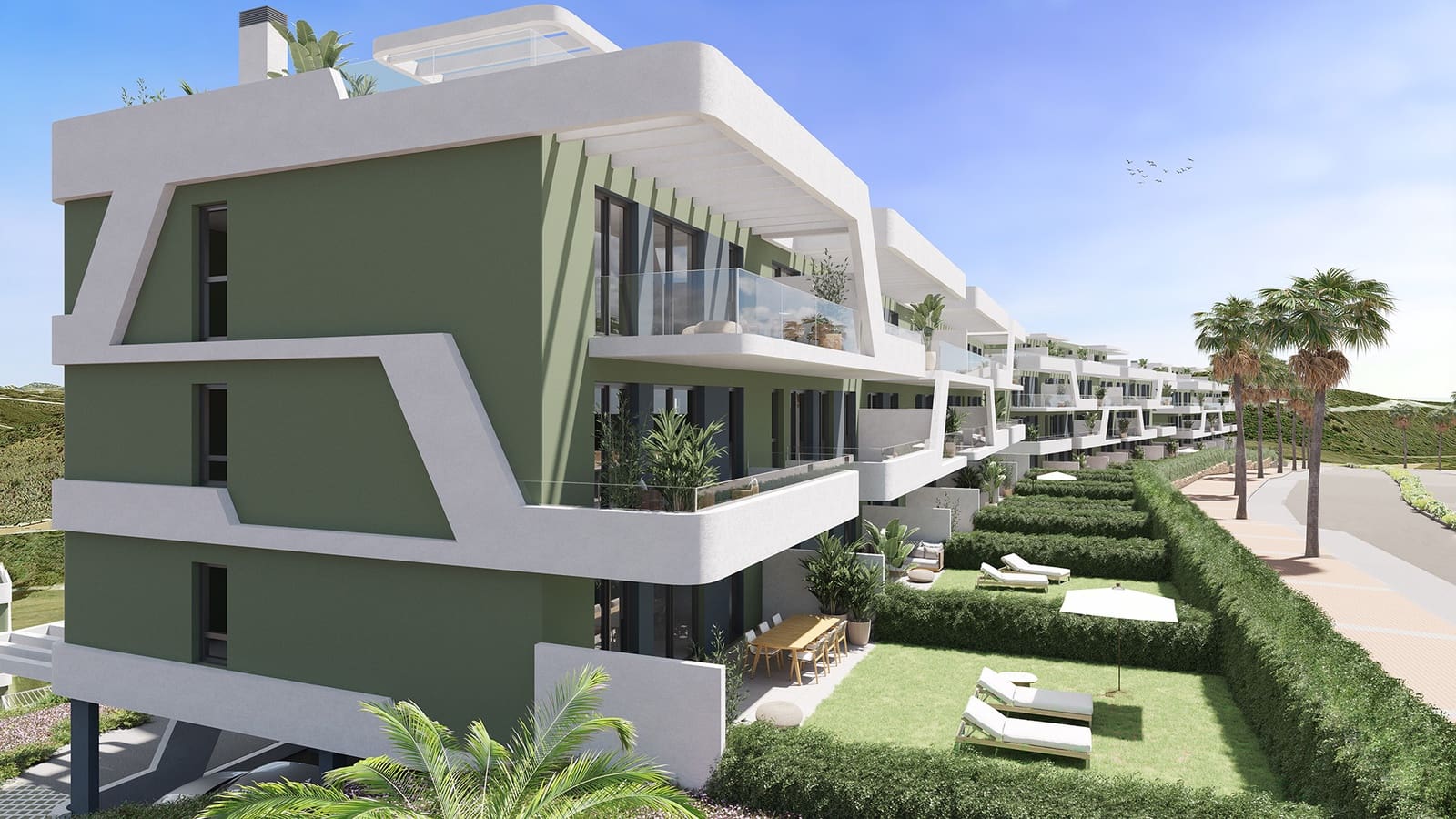 3 sypialnia Apartament na sprzedaż w Mijas z basenem - 440 000 € (Ref: 7480942)