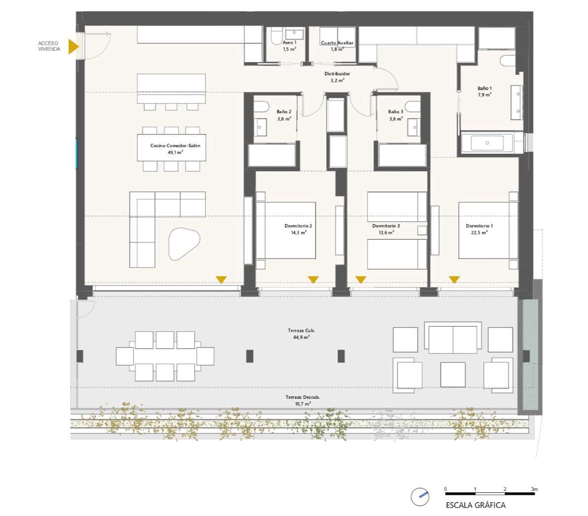 3 bedroom Apartment for sale in Benahavis with pool - € 859,000 (Ref: 7541435)