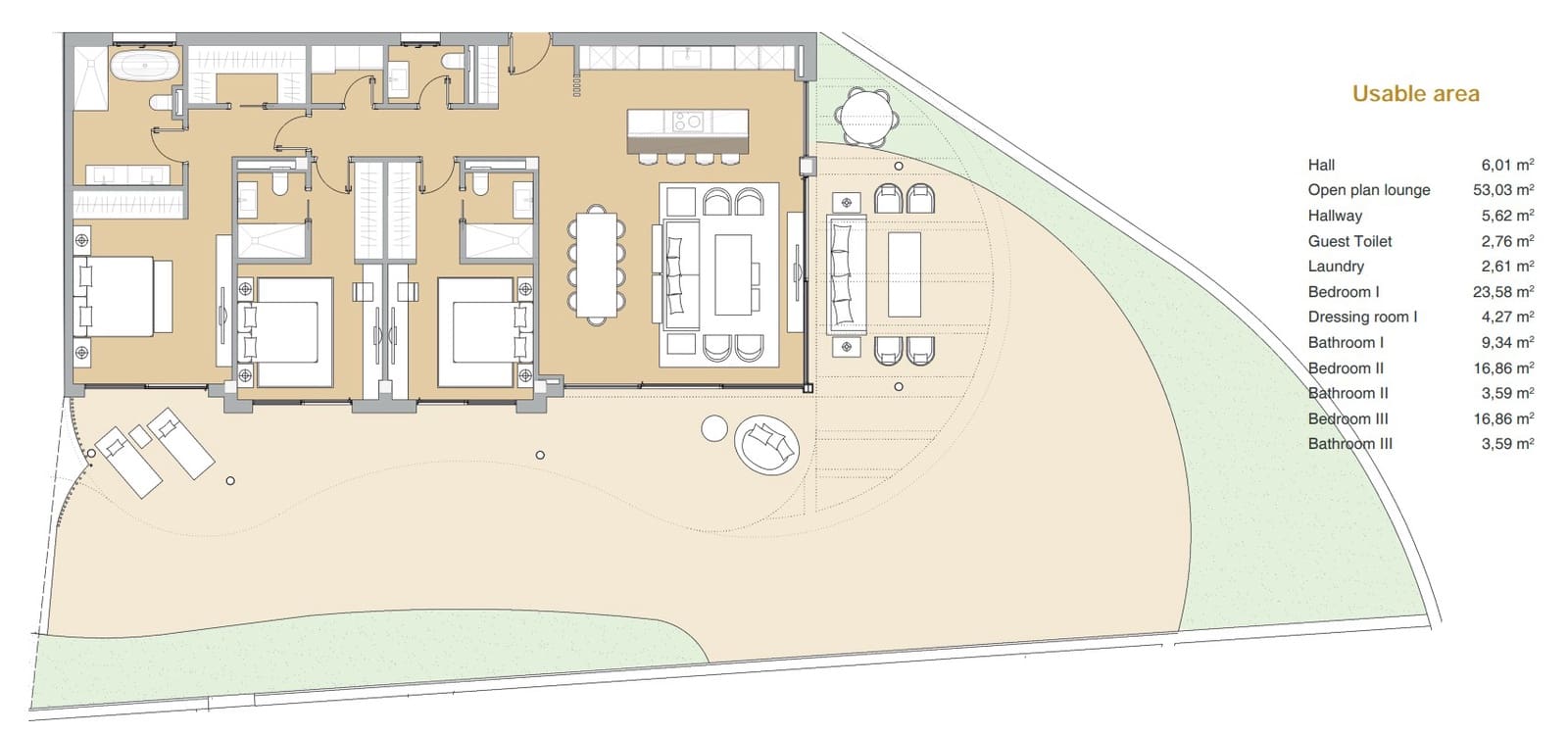 3 soverom Leilighet til salgs i Benahavis med svømmebasseng - € 1 199 000 (Ref: 7597527)