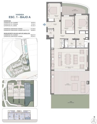 4 soverom Leilighet til salgs i Bel-Air, Estepona med svømmebasseng garasje - € 921 000 (Ref: 7752012)