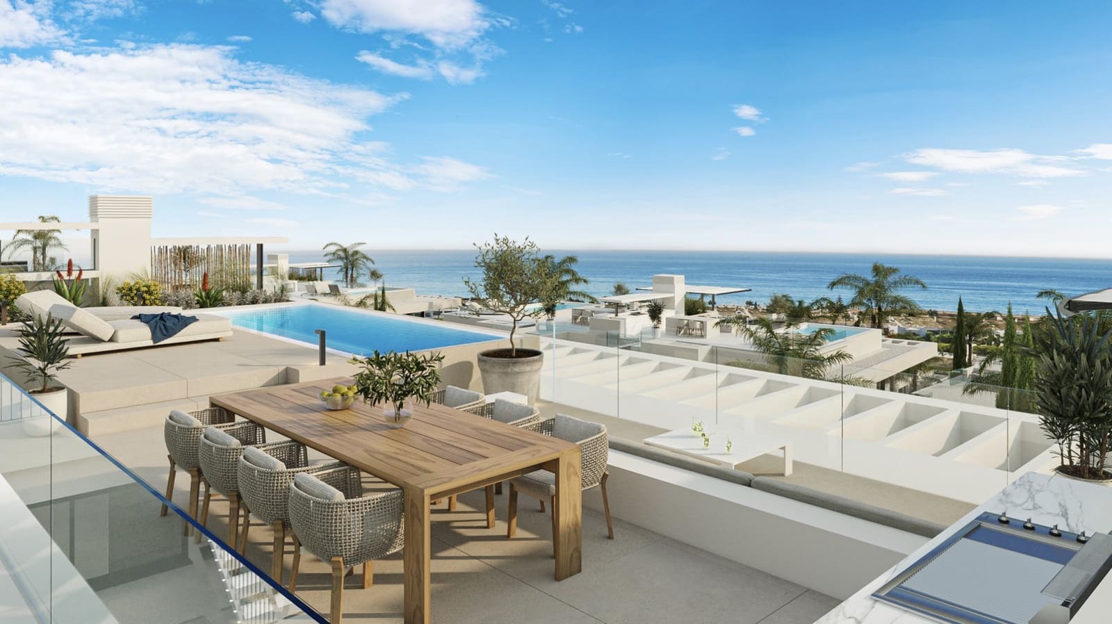 2 soveværelse Lejlighed til salg i Marbella med swimmingpool garage - € 850.000 (Ref: 7752013)