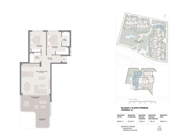 2 makuuhuone Huoneisto myytävänä paikassa El Padrón, Estepona mukana uima-altaan - 391 000 € (Ref: 8162724)