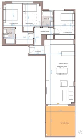 2 soverom Leilighet til salgs i Las Lagunas de Mijas, Mijas med svømmebasseng garasje - € 419 200 (Ref: 8162727)