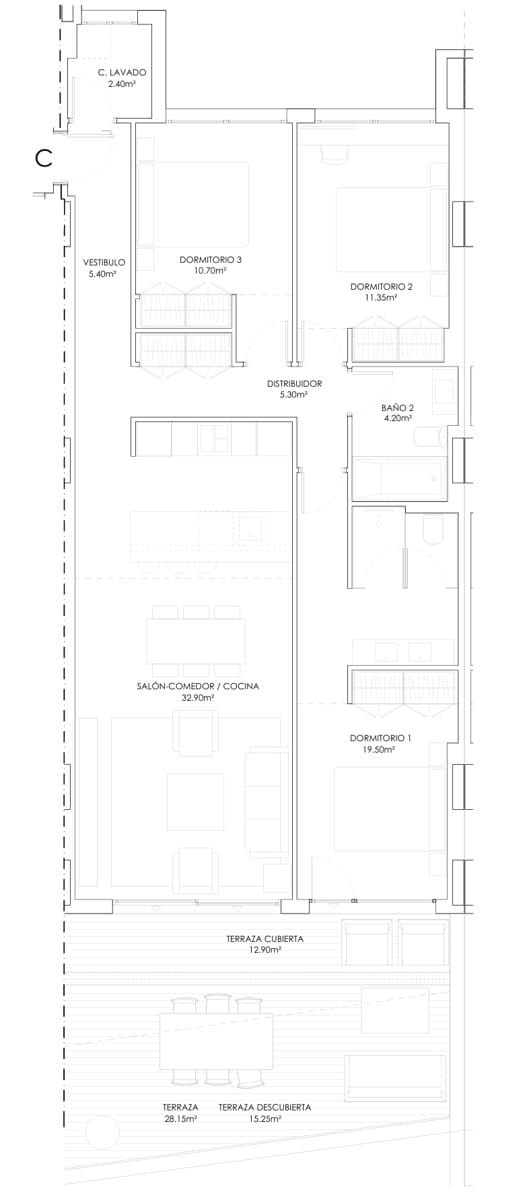 3 makuuhuone Huoneisto myytävänä paikassa Manilva mukana uima-altaan - 364 000 € (Ref: 8317737)