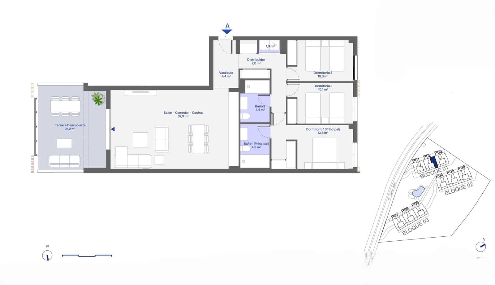 3 soverom Leilighet til salgs i Casares med svømmebasseng - € 365 000 (Ref: 8317738)
