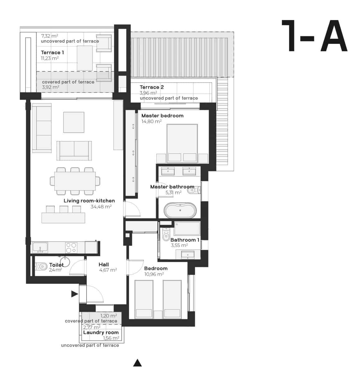 2 bedroom Apartment for sale in Buenas Noches with pool - € 490,000 (Ref: 8317739)
