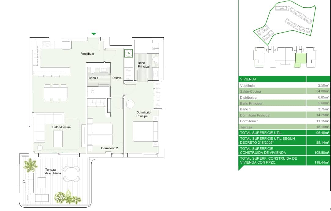 2 sovrum Lägenhet till salu i Calahonda med pool - 535 000 € (Ref: 8322393)