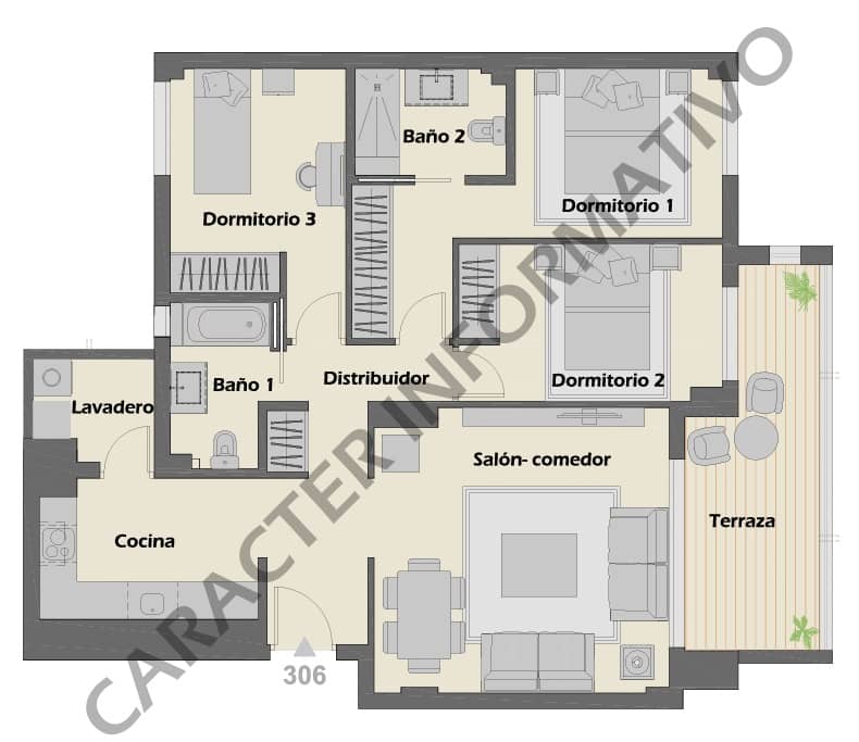 3 sovrum Lägenhet till salu i Nueva Andalucia med pool - 465 000 € (Ref: 8327306)