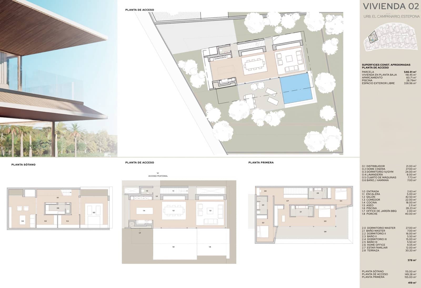 Chalet de 3 habitaciones en El Paraiso en venta con piscina - 1.520.000 € (Ref: 8333329)