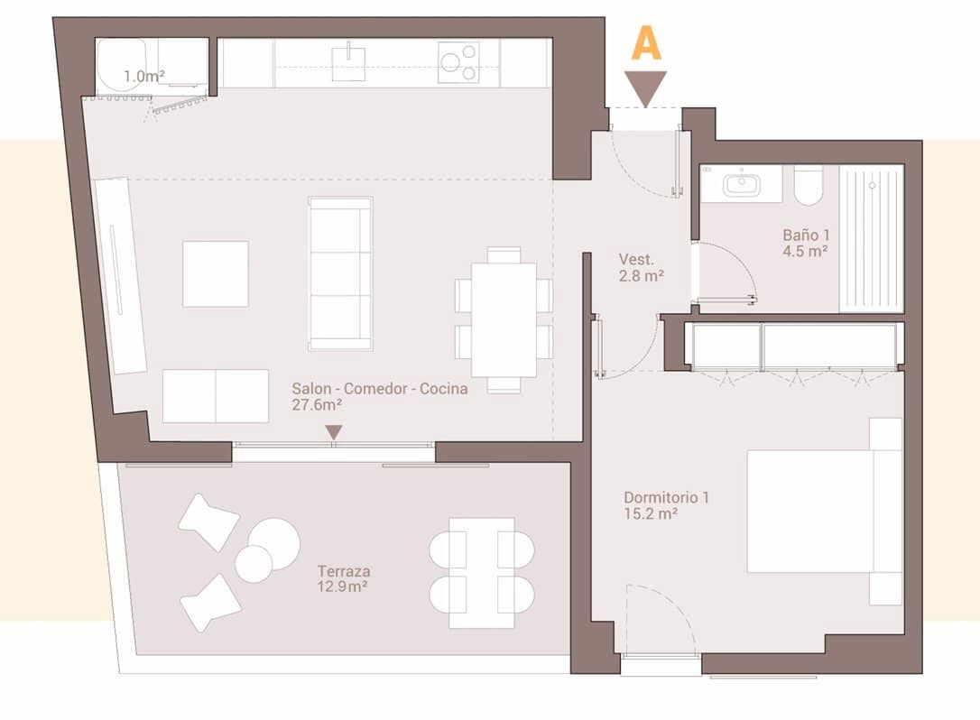Apartamento de 1 habitación en San Pedro de Alcantara en venta con piscina garaje - 416.000 € (Ref: 8926123)