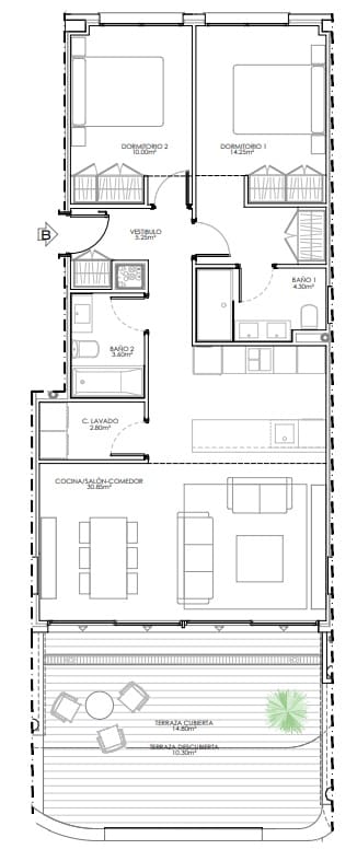 2 makuuhuone Huoneisto myytävänä paikassa Estepona mukana uima-altaan - 460 000 € (Ref: 8941122)