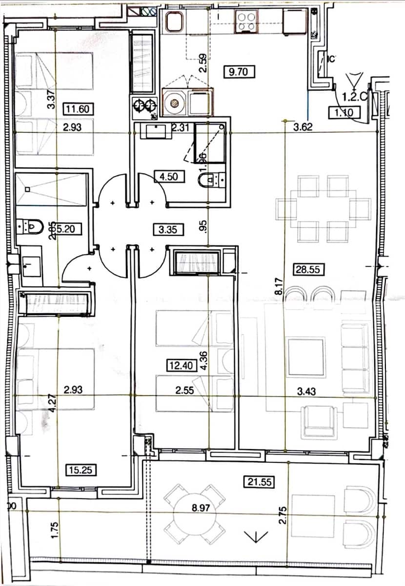3 makuuhuone Huoneisto myytävänä paikassa San Pedro de Alcantara - 650 000 € (Ref: 9007727)