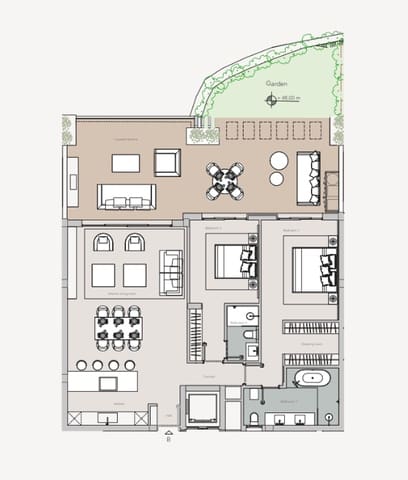 Apartamento de 2 habitaciones en Aloha Golf, Marbella en venta con piscina - 1.238.490 € (Ref: 9127968)