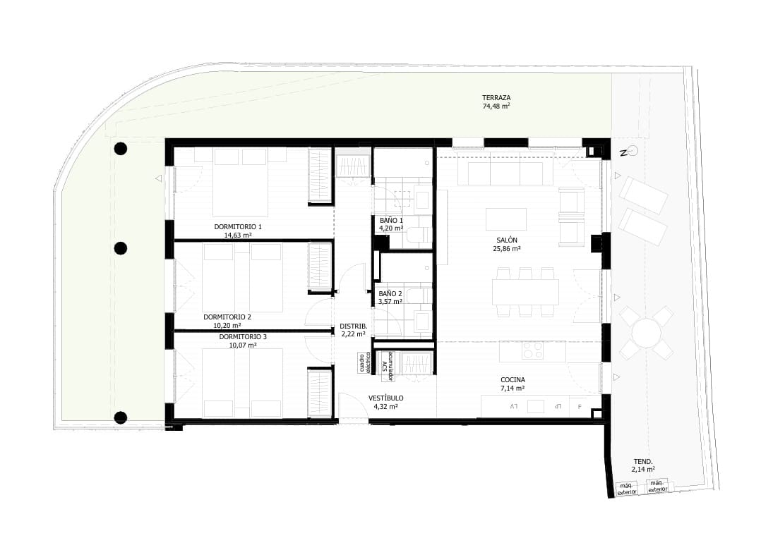 3 soverom Leilighet til salgs i Las Lagunas de Mijas med svømmebasseng - € 406 900 (Ref: 9330106)