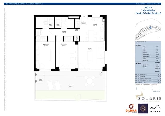 3 soveværelse Lejlighed til salg i Las Lagunas de Mijas, Mijas med swimmingpool garage - € 406.900 (Ref: 9330106)