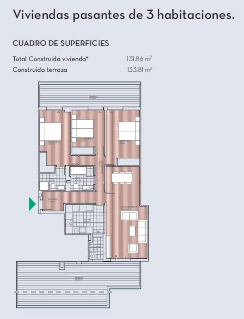 3 quarto Apartamento para venda em Nueva Andalucia com piscina - 440 200 € (Ref: 9337520)