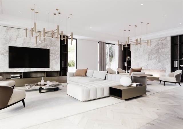 Chalet de 5 habitaciones en Golden Mile, Marbella en venta con piscina garaje - 6.400.000 € (Ref: 9472380)