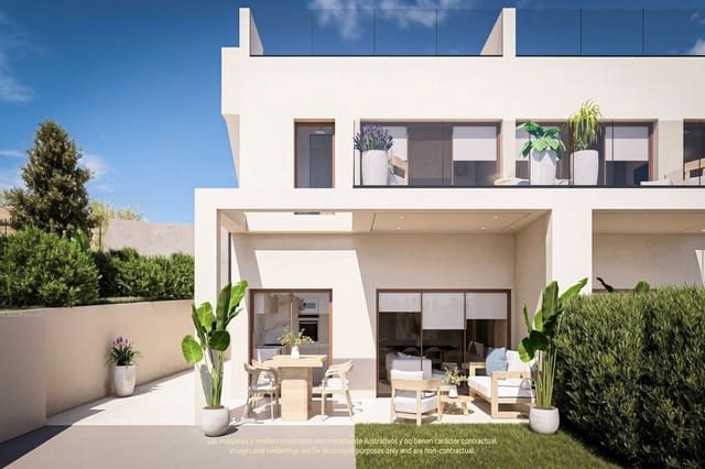 3 bedroom Semi-detached Villa for sale in Corvera, Murcia city with pool garage - € 369,000 (Ref: 10048451)
