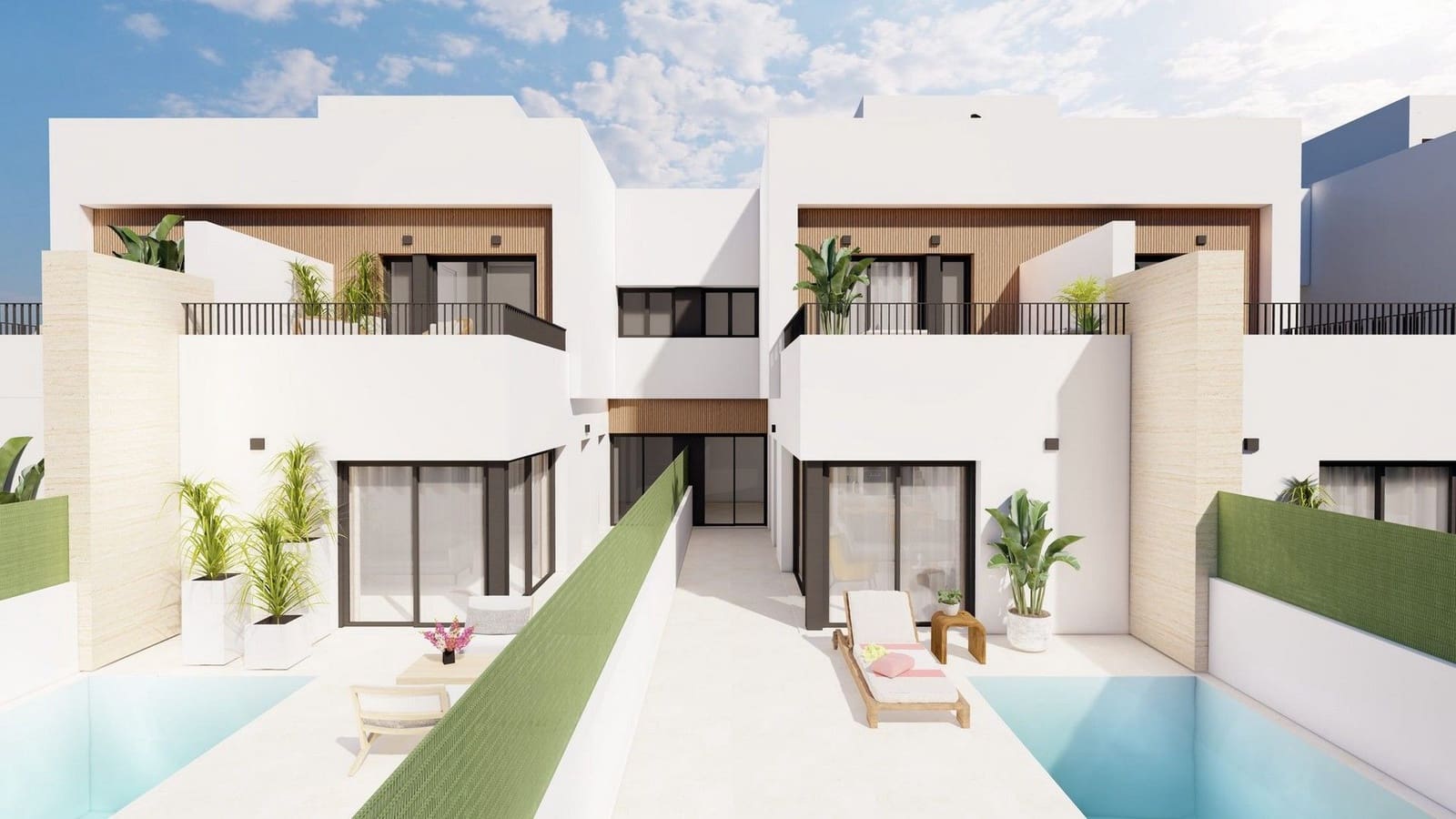 3 sypialnia Willa na sprzedaż w Santiago de la Ribera z basenem garażem - 369 900 € (Ref: 10077019)