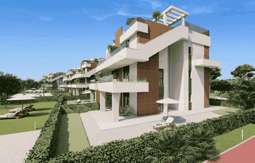 2 sypialnia Apartament na sprzedaż w Hacienda del Alamo z basenem garażem - 234 900 € (Ref: 8987762)