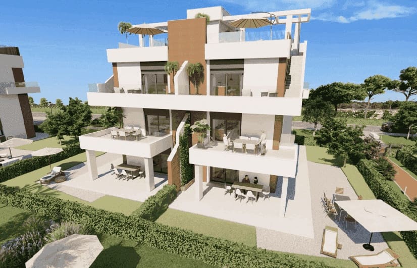 2 sypialnia Apartament na sprzedaż w Hacienda del Alamo z basenem garażem - 234 900 € (Ref: 8987762)
