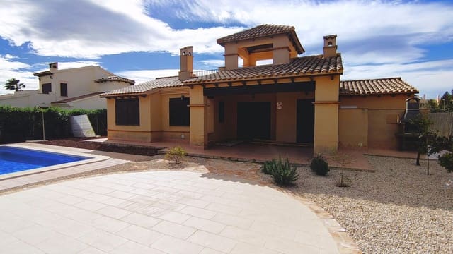3 quarto Bungalow para venda em Hacienda del Alamo, Fuente Alamo de Murcia com piscina garagem - 357 000 € (Ref: 9371190)