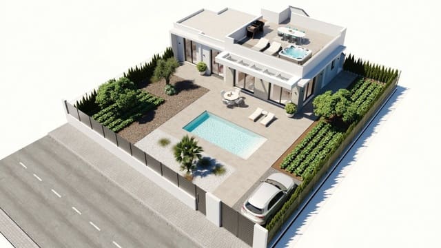 Chalet de 3 habitaciones en Hacienda del Alamo, Fuente Alamo de Murcia en venta con piscina garaje - 519.900 € (Ref: 9415362)