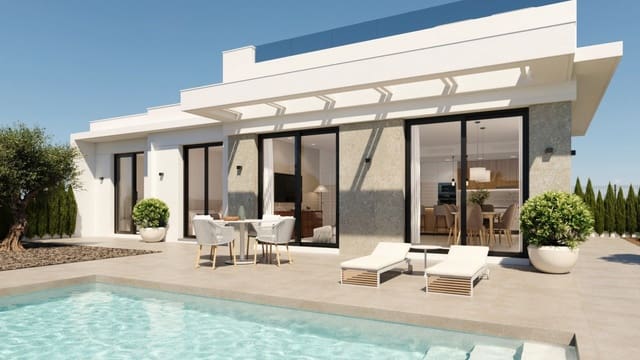 Chalet de 3 habitaciones en Hacienda del Alamo, Fuente Alamo de Murcia en venta con piscina garaje - 519.900 € (Ref: 9415362)