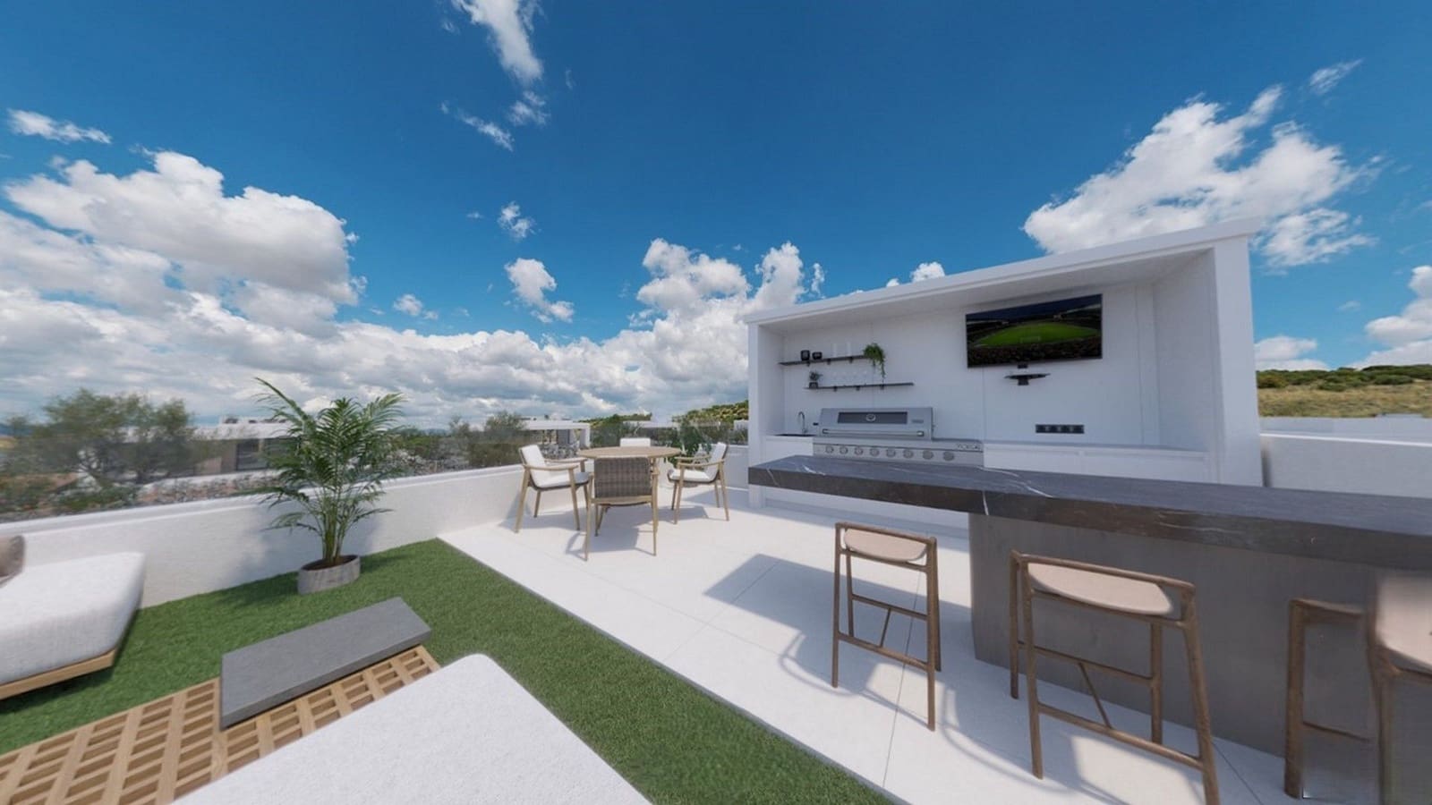 3 bedroom Villa for sale in Hacienda del Alamo with pool - € 395,000 (Ref: 9451624)