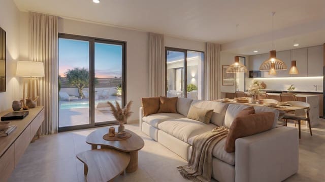 3 chambre Villa/Maison à vendre à Hacienda del Alamo, Fuente Alamo de Murcia avec piscine - 369 900 € (Ref: 9797723)