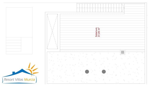 2 soveværelse Villa til salg i Hacienda del Alamo, Fuente Alamo de Murcia med swimmingpool garage - € 310.000 (Ref: 9832895)