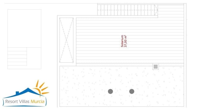 2 soveværelse Villa til salg i Hacienda del Alamo, Fuente Alamo de Murcia med swimmingpool garage - € 310.000 (Ref: 9832895)