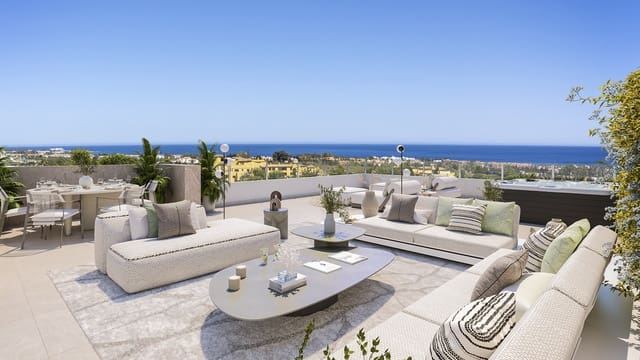 2 soveværelse Penthouse til salg i Estepona med swimmingpool garage - € 750.000 (Ref: 9150626)