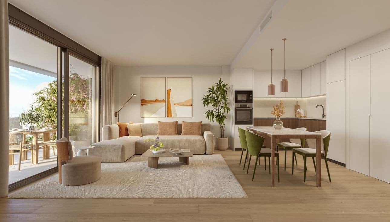 2 sypialnia Apartament na sprzedaż w Mijas Costa z basenem garażem - 382 000 € (Ref: 9229090)