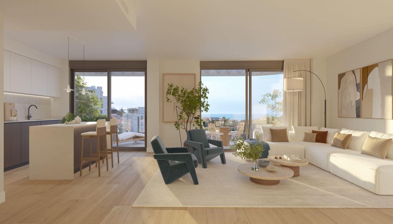 3 Zimmer Apartment zu verkaufen in Mijas Costa mit Pool Garage - 565.000 € (Ref: 9229091)