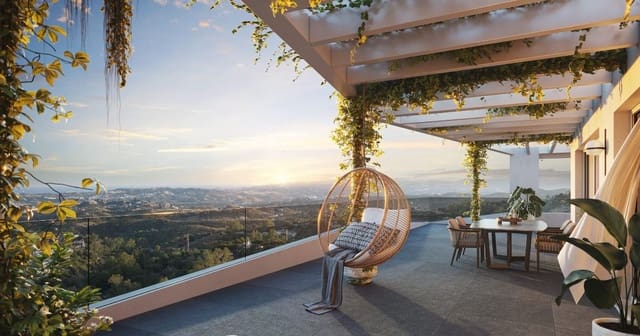 3 sypialnia Penthouse na sprzedaż w Mijas pueblo, Mijas z basenem garażem - 977 900 € (Ref: 9293238)