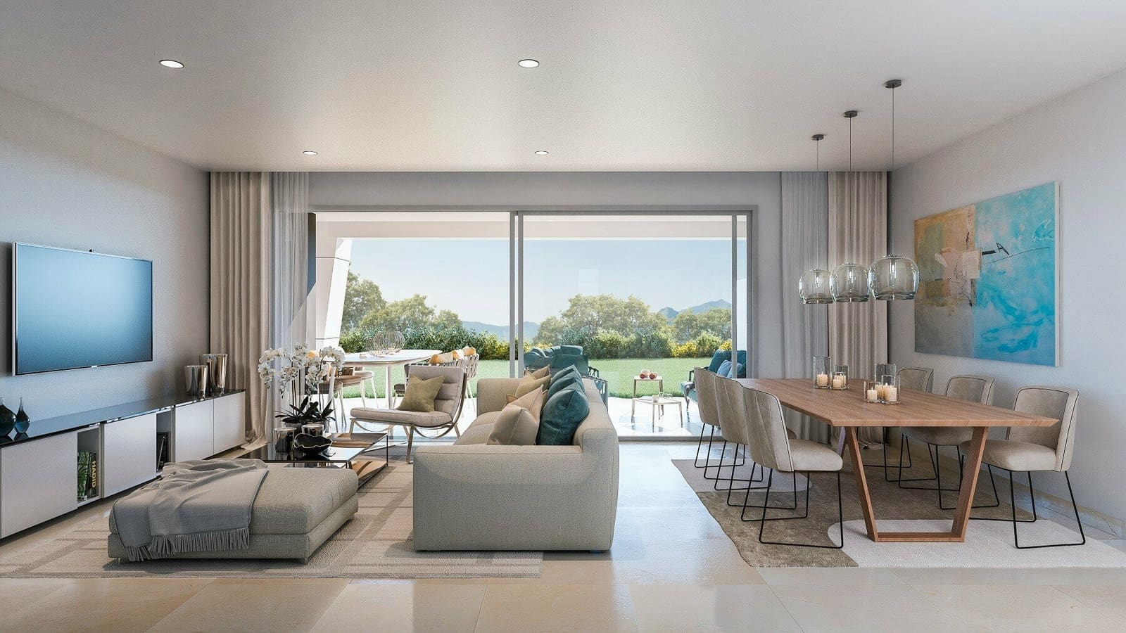 2 soverom Leilighet til salgs i New Golden Mile med svømmebasseng garasje - € 439 000 (Ref: 9360227)