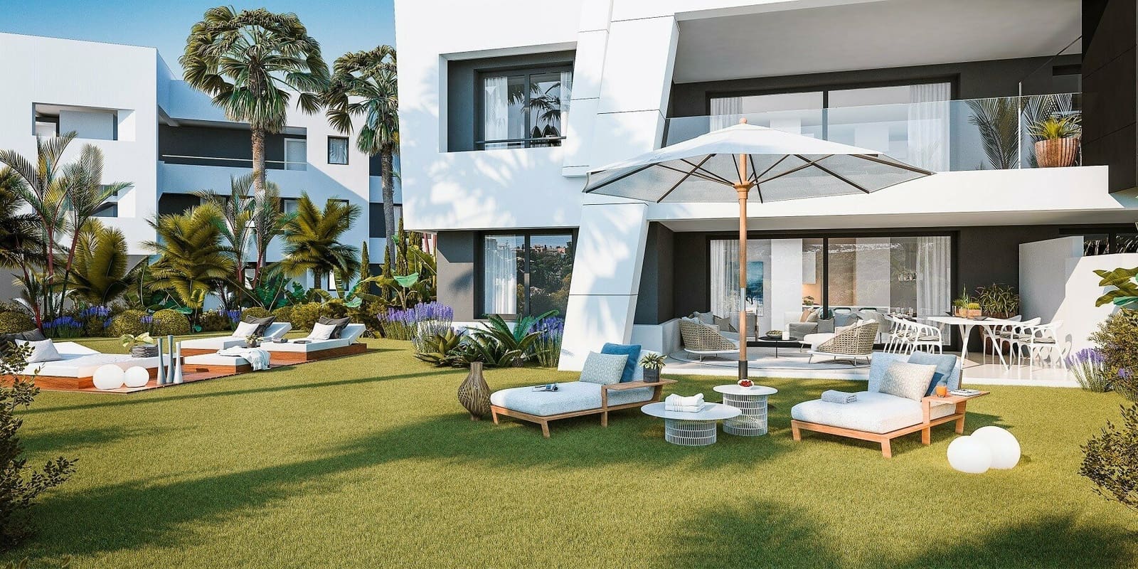 2 soverom Leilighet til salgs i New Golden Mile med svømmebasseng garasje - € 439 000 (Ref: 9360227)