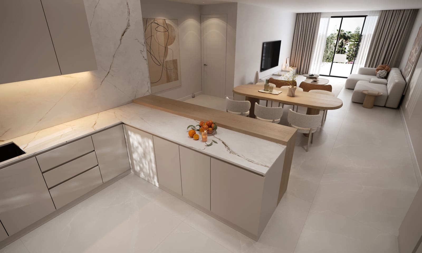 2 quarto Apartamento para venda em New Golden Mile com piscina garagem - 800 000 € (Ref: 9437648)