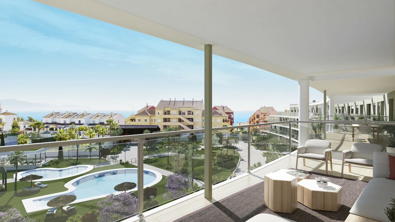 Apartamento de 3 habitaciones en Manilva en venta con piscina garaje - 455.000 € (Ref: 9440576)