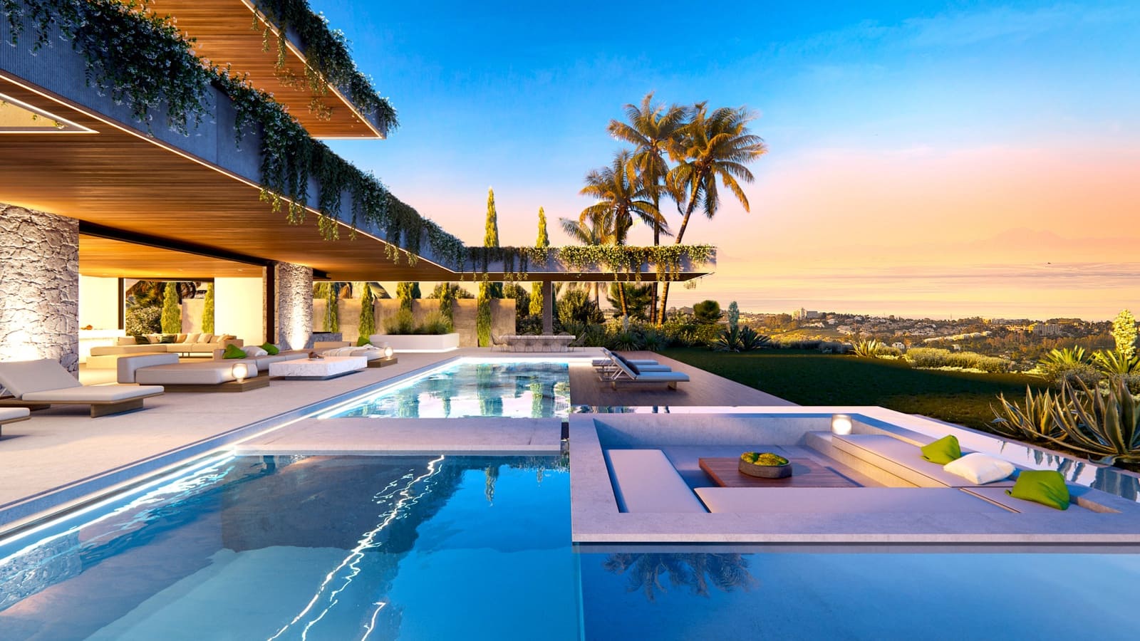 6 soverom Villa til salgs i La Quinta med svømmebasseng garasje - € 6 895 000 (Ref: 9599796)