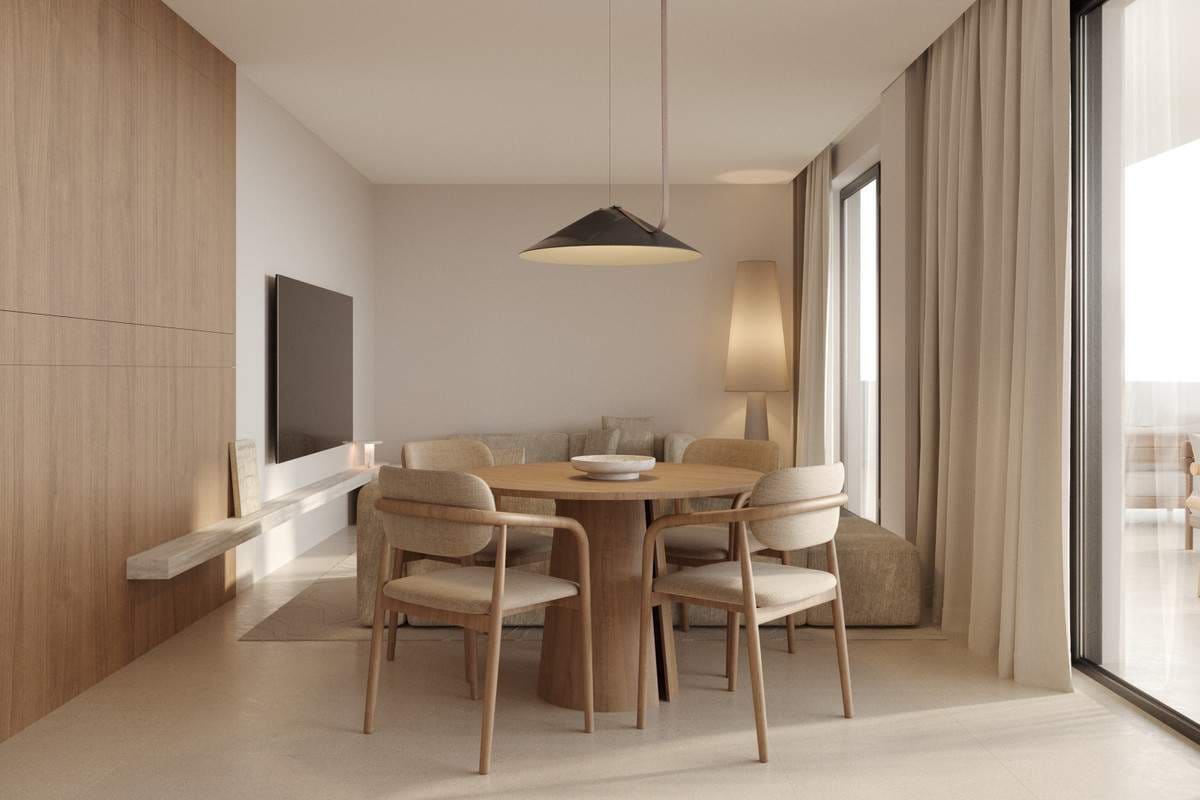 2 sypialnia Apartament na sprzedaż w El Chaparral z basenem garażem - 570 000 € (Ref: 8135963)