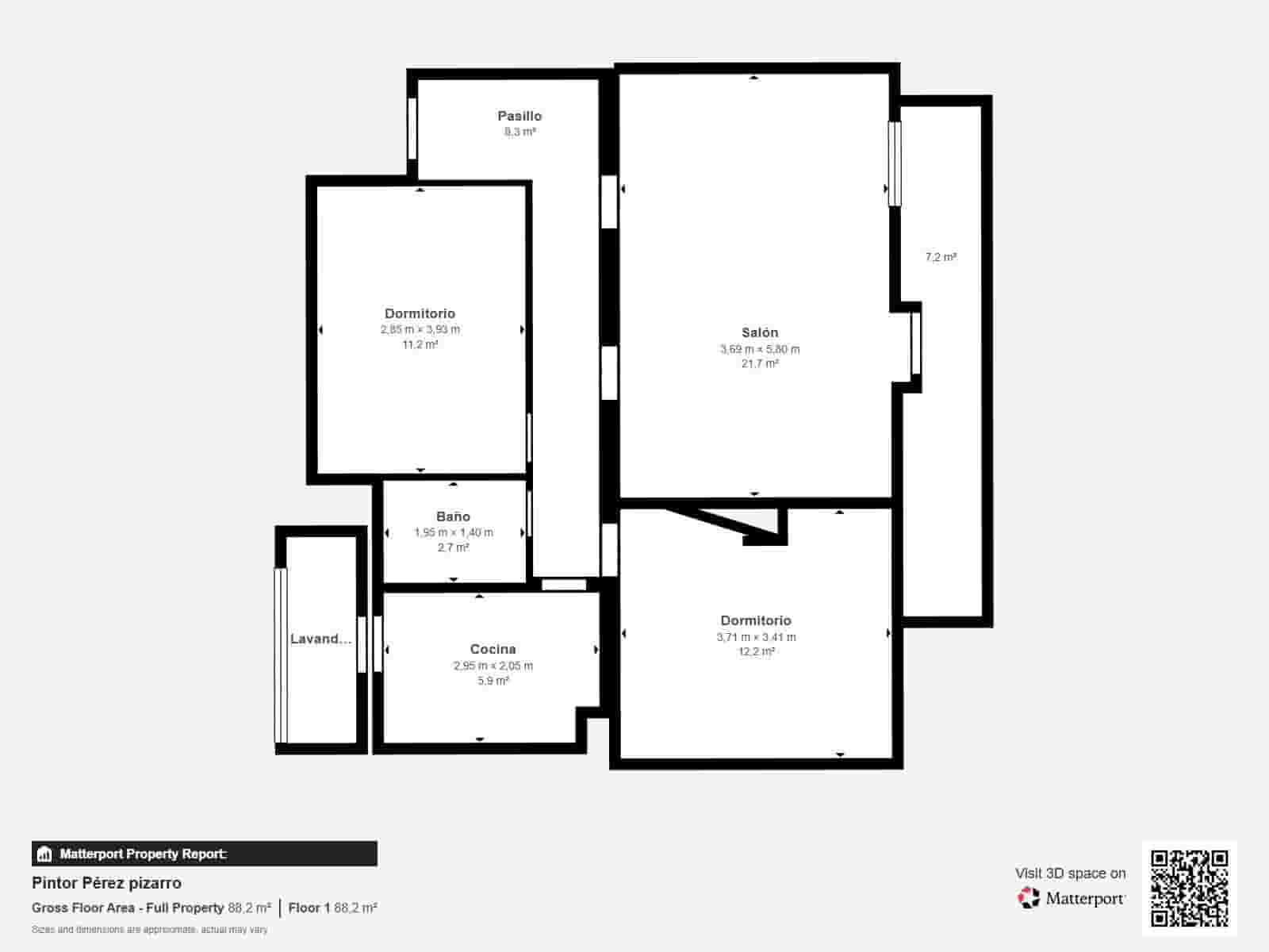 2 Zimmer Wohnung zu verkaufen in Alicante / Alacant Stadt - 98.000 € (Ref: 9591548)