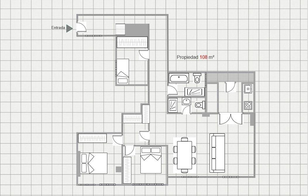 3 slaapkamer Flat te koop in Alicante stad - € 415.000 (Ref: 9773284)